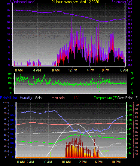 24 Hour Graph for Day 12