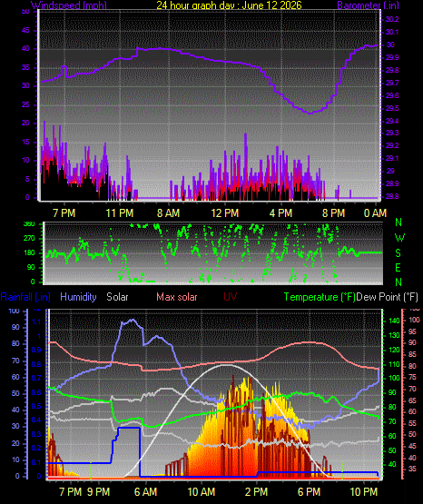 24 Hour Graph for Day 12