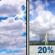Monday: Partly Sunny then Slight Chance Showers And Thunderstorms