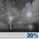 Saturday Night: Chance Showers And Thunderstorms