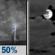 Tonight: A chance of showers and thunderstorms before 10pm. Mostly cloudy, with a low around 75. Southwest wind around 3 mph. Chance of precipitation is 50%. Tonight: Chance Showers And Thunderstorms then Mostly Cloudy