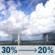 Sunday: A chance of showers and thunderstorms. Partly sunny. High near 95, with temperatures falling to around 91 in the afternoon. Heat index values as high as 110. West wind around 7 mph. Chance of precipitation is 30%. Sunday: Chance Showers And Thunderstorms