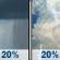 Saturday: A slight chance of rain showers before 3pm, then a slight chance of showers and thunderstorms. Mostly cloudy, with a high near 83. East wind 1 to 8 mph. Chance of precipitation is 20%. Saturday: Slight Chance Rain Showers then Slight Chance Showers And Thunderstorms
