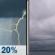 Wednesday: Slight Chance Showers And Thunderstorms then Cloudy
