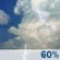Wednesday: Chance Showers And Thunderstorms then Showers And Thunderstorms Likely
