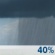 Friday: A chance of rain showers. Partly sunny, with a high near 82. Chance of precipitation is 40%. Friday: Chance Rain Showers