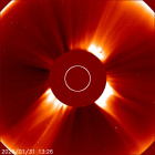 Latest LASCO C2 image of the Sun