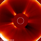 Latest LASCO C2 image of the Sun