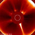 Latest LASCO C2 image of the Sun