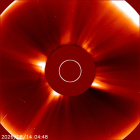Latest LASCO C2 image of the Sun