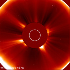 Latest LASCO C2 image of the Sun