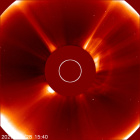 Latest LASCO C2 image of the Sun