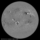 Latest SDO/HMI Magnetogram image of the Sun
