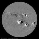 Latest SDO/HMI Magnetogram image of the Sun