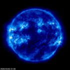 Click for time-lapse image of the sun
