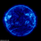 Click for time-lapse image of the sun
