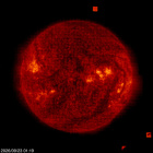 SOHO EIT 304 image of the sun